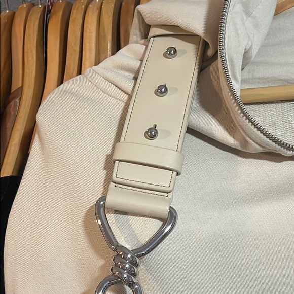 All Saints Captain Flat Leather Hobo Bag - Picture 8 of 9